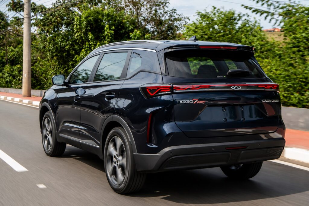 Traseira do CAOA Chery Tiggo 7 Pro 2027