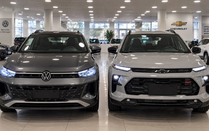 Chevrolet Sonic RS e Volkswagen Tera High lado a lado