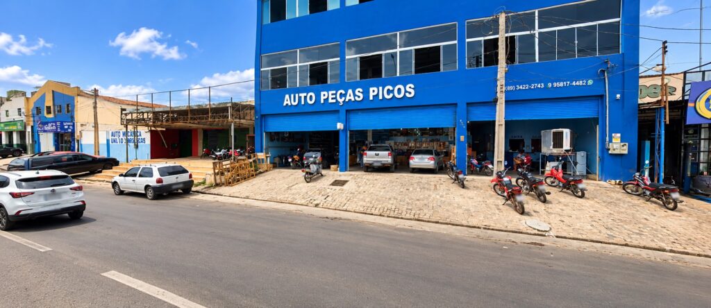 Fachada da Picos Auto Peças em Picos, Piauí