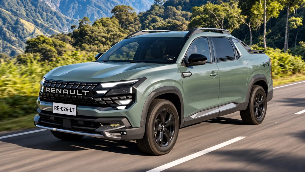 enault Niagara 2027 4x4 rodando em estrada