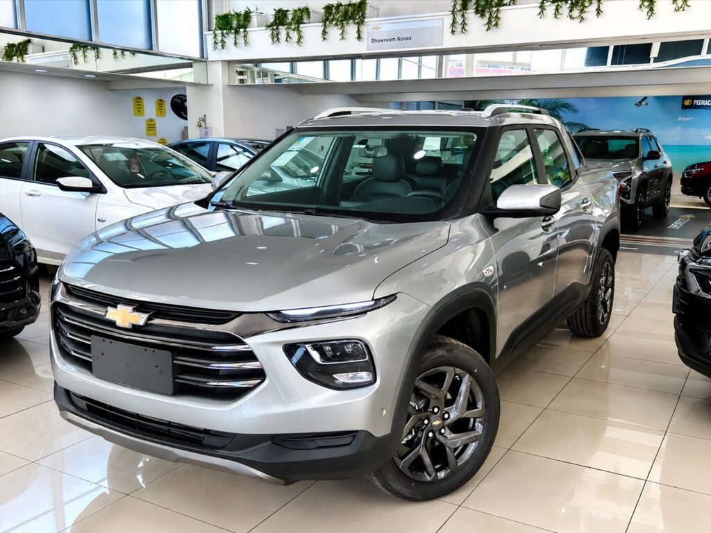 Chevrolet Montana Premier 2027 para CNPJ vista de frente