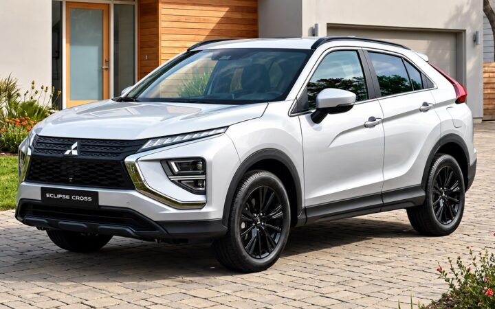 Mitsubishi Eclipse Cross GLS 2027 branco visto de frente
