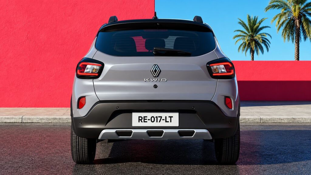 Renault Kwid 2027 visto de traseira